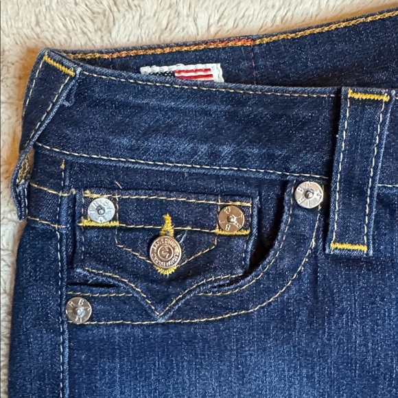 Like New! True Religion Serena Indigo Women's Stretch Super Skinny Jeans sz 29 - Picture 6 of 14